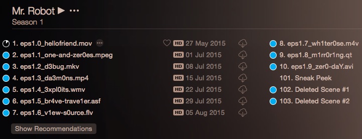 mr robot episode names are cool