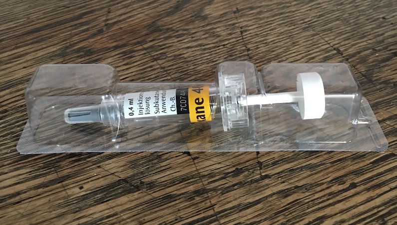 anti thrombosis injection