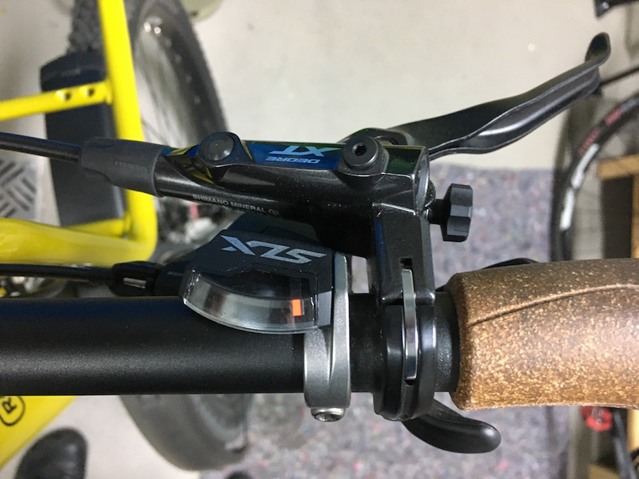 charger gx touring brake and shift mount cluster