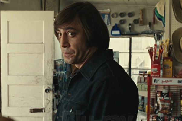 Anton Chigurh - put up scene