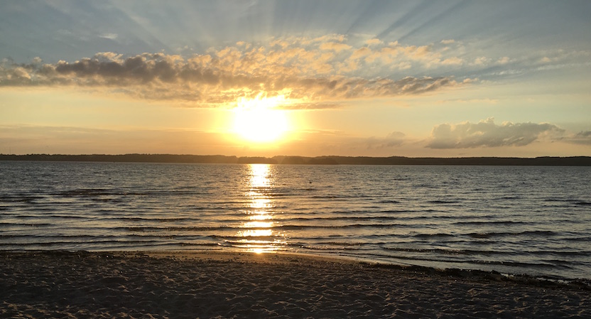 Glucksburg sunset August 2017