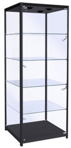 glass cabinet for typwriter collection
